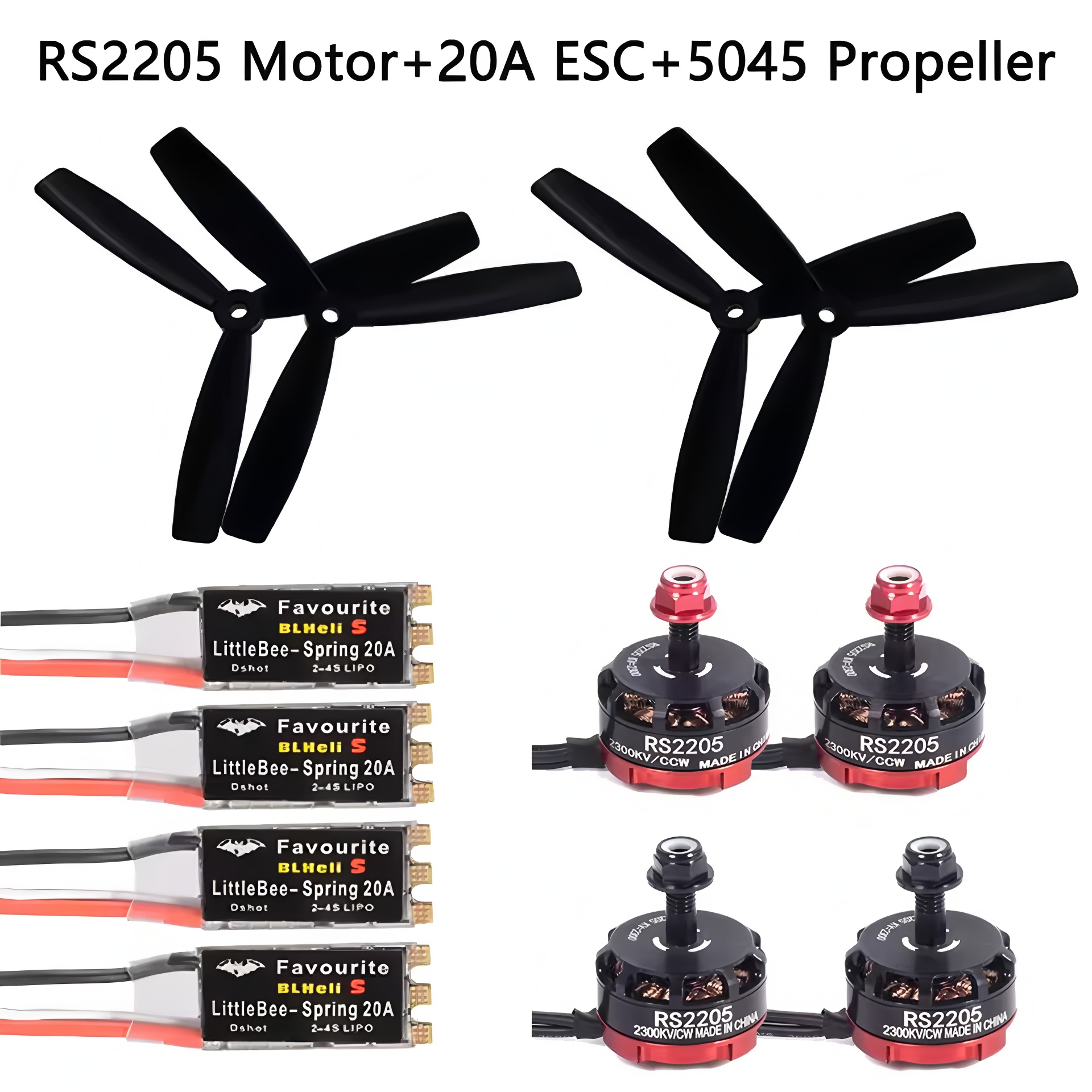 FPV RS2205 2300KV CW CCW Brush - Drone Racing Esc ulasan dan harga