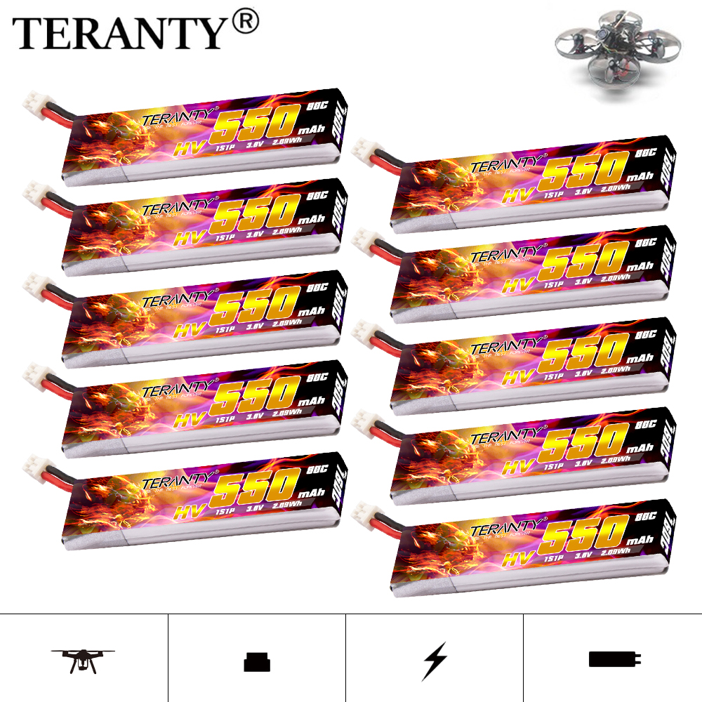 TERANTY HV 1S 3.8V 550mAh 80C/ - Drone Racing Battery ulasan dan harga