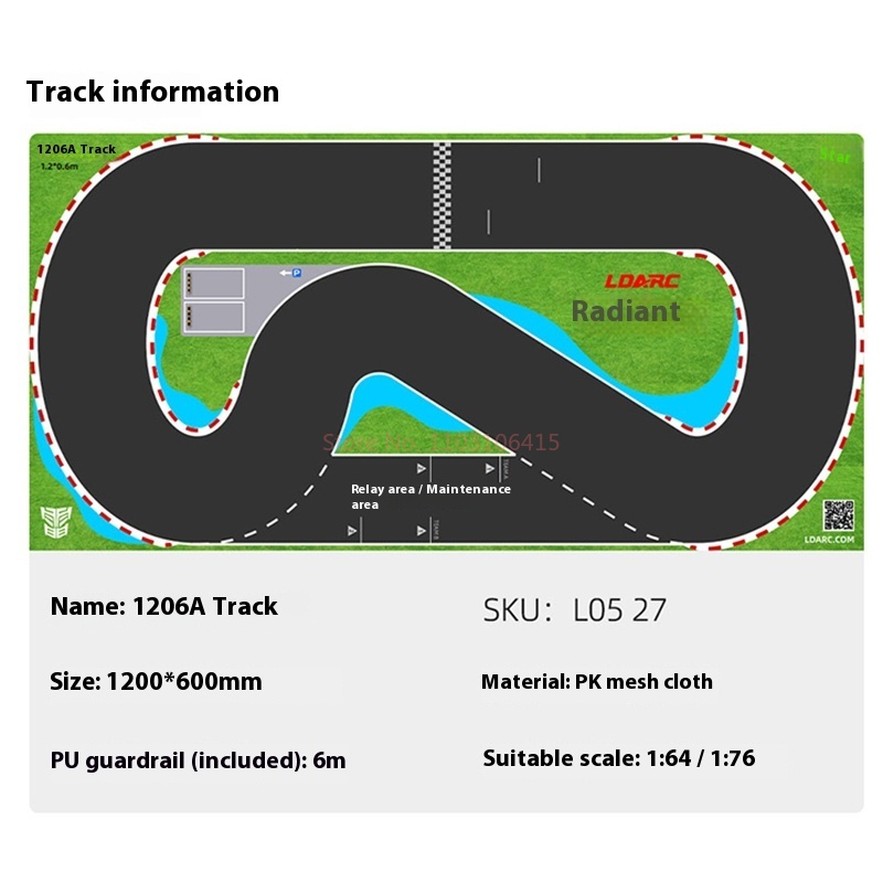 Ldarc Rc V64 1:76 240*120cm Re - Drone Racing Gate ulasan dan harga